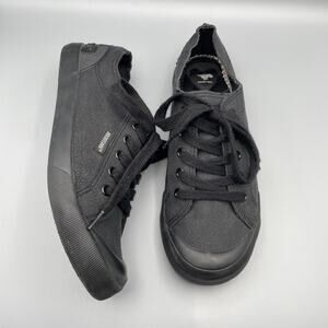 Rocket Dog Jazzin Shoes Womens Size 8 Black Sneakers Streetwear Emo Skater Goth